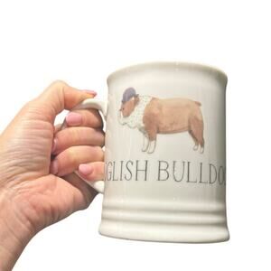 Julianna Swaney English Bulldog Ceramic Coffee Tea Mug‎ Best Dog White 12 oz Cup